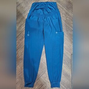 Wonderwink Maternity Jogger Size Small Caribbean Blue